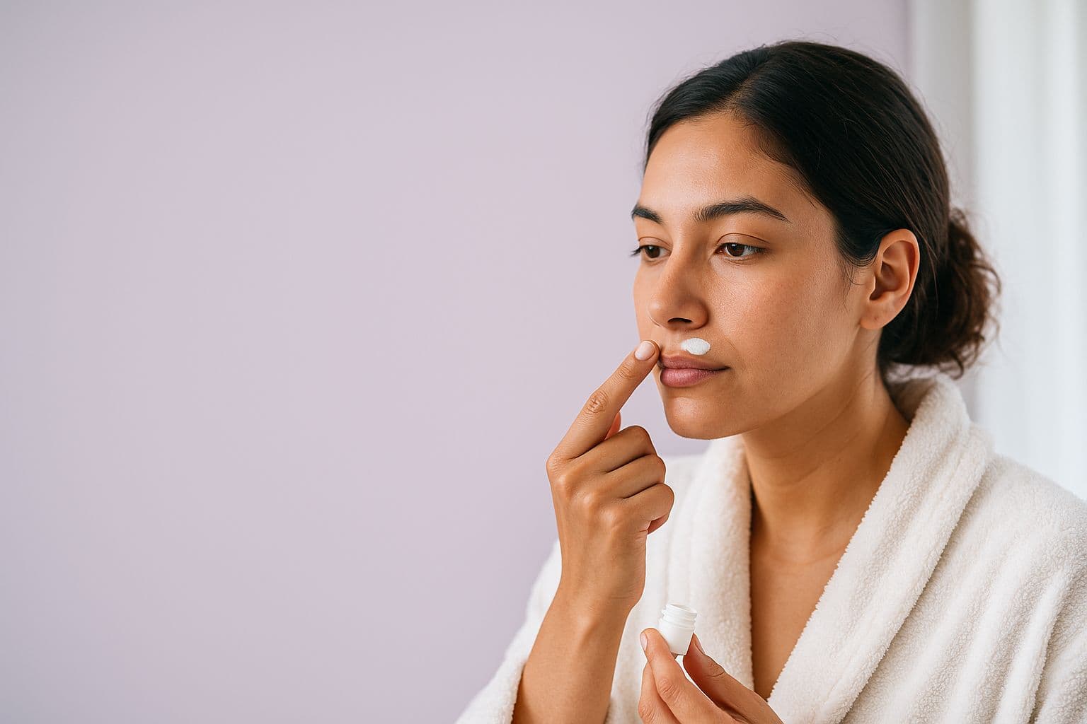 Professional hair removal treatment with eflornithine cream
